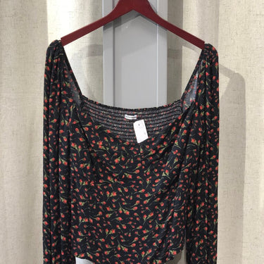 Reformation Floral Print Blouse