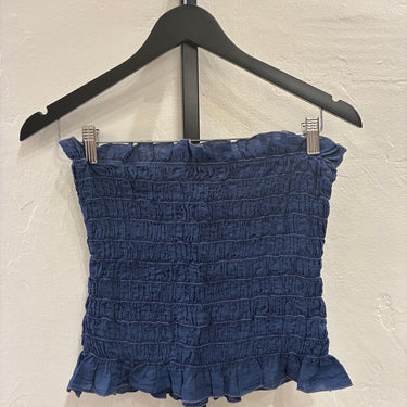 LACAUSA Smocked Tube Top