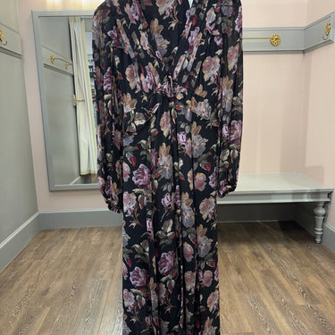 The Kooples Silk Rose Maxi Dress