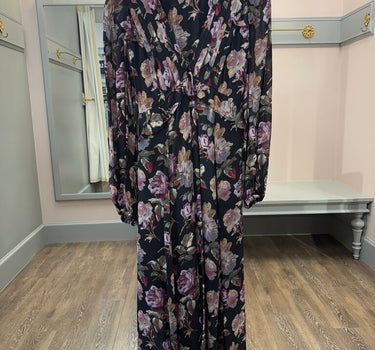 The Kooples Silk Rose Maxi Dress