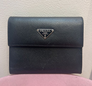 Prada Black Leather Wallet