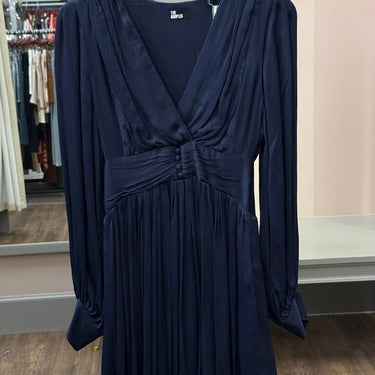 The Kooples Navy Pleated Dress