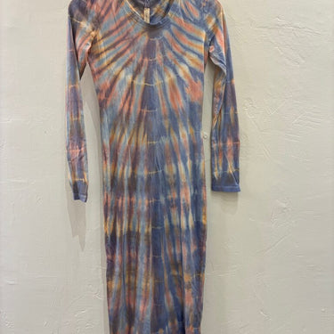 Raquel Allegra Tie-Dye Long Sleeve Dress