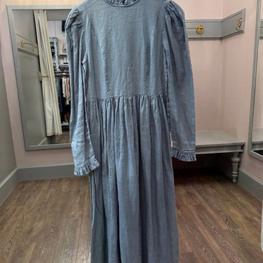 Kara Thoms hi neck Linen Dress