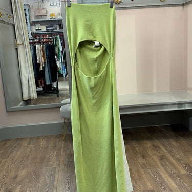 House of Harlow Lime Green Strapless cutout Dress