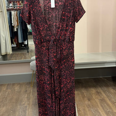 AllSaints Floral Wrap Dress