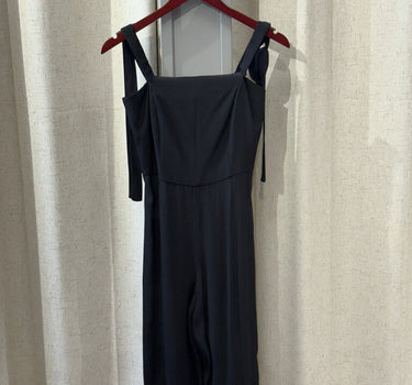 STAUD Black Jumpsuit Tie Sleeves