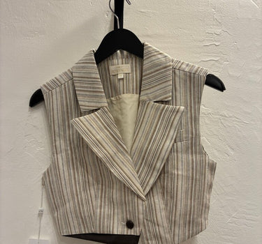 Torn by Ronny Kobo NWT Striped Vest