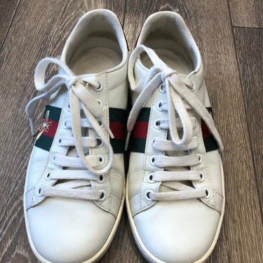 Gucci Women's White Bee Sneakers