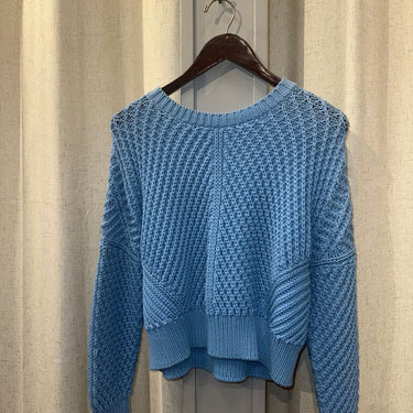 Blue Knit Sweater (Vince, S)