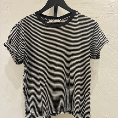 FRAME Striped Short Sleeve T-Shirt
