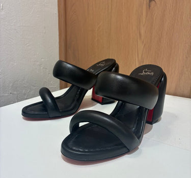 Christian Louboutin Black Block Heels