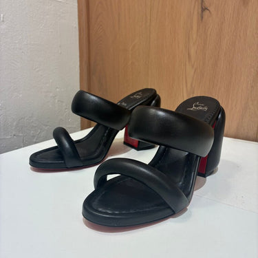 Christian Louboutin Black Block Heels