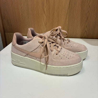 Nike Air Force 1 Low Pink Suede Sneakers