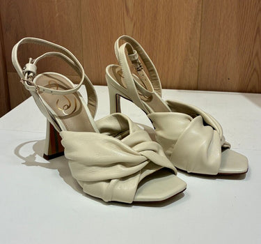 Sam Edelman Cream High Heels with Knotted Detail