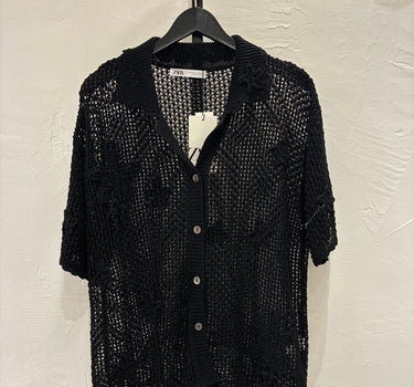 Zara Black Knit Cardigan