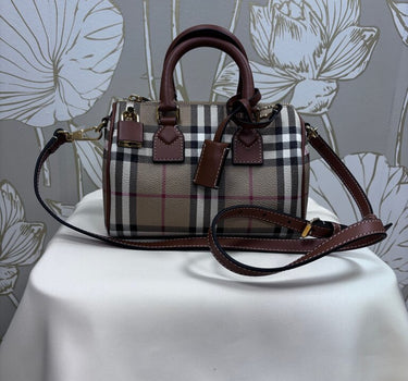 Burberry Checkered Handbag