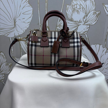 Burberry Checkered Handbag