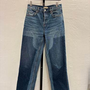 GRLFRND Blue Two-Tone Jeans