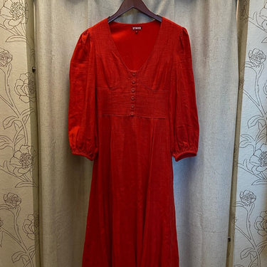 Staud Red Dress
