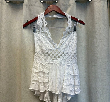 Free People Intimately White Lace Top