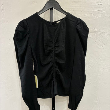 Wilfred Black Puff Sleeve Blouse
