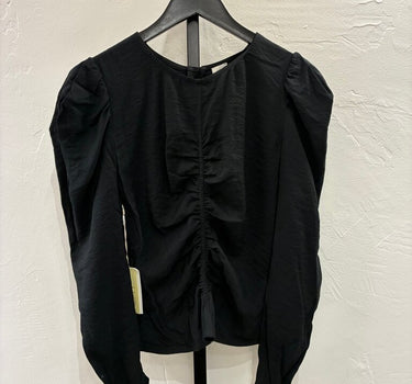 Wilfred Black Puff Sleeve Blouse