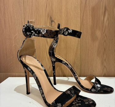 Gianvito Rossi Floral Heeled Sandals Size 38