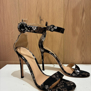 Gianvito Rossi Floral Heeled Sandals Size 38