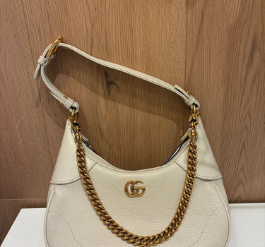 Gucci White Aphrodite Leather Bag