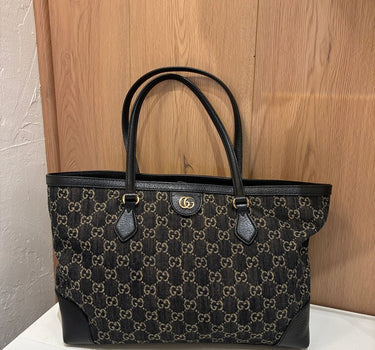 Gucci Ophidia Back Canvas Monogram Tote