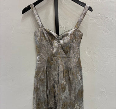 Cynthia Rowley Floral Silver Dress