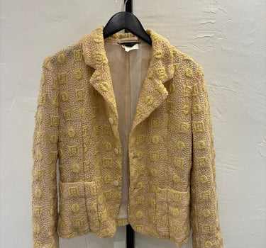 Comme des Garçons Yellow Textured Jacket