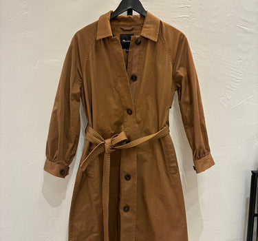 Madewell Montrose Brown Belted Trench Coat
