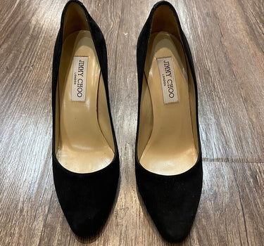 Jimmy Choo Black Suede High Heels