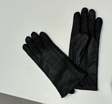 Reiss Black Leather Gloves