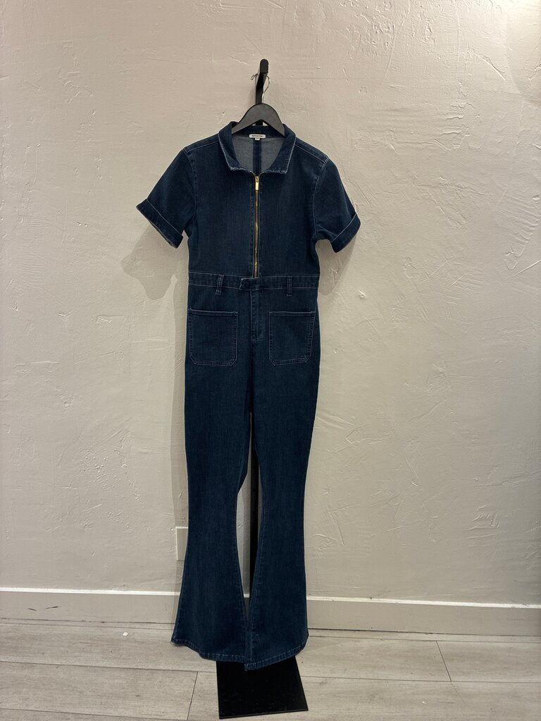 We Wore What Denim Jumpsuit