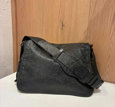 Balenciaga Black Leather Shoulder Bag