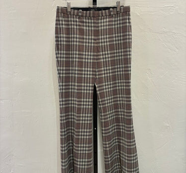 Theory Demitria Wide Leg Wool Blend Trousers