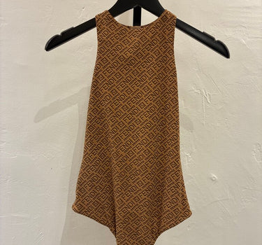 Fendi x Skims Monogram Sleeveless Bodysuit