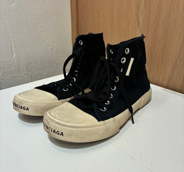 Balenciaga Black High-Top Sneakers