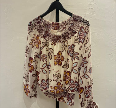 Tory Burch Floral Blouse