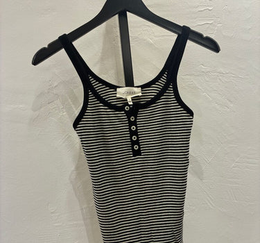 The Great. Striped HenleyTop