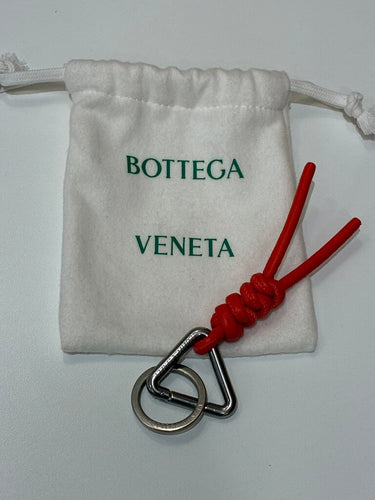 Bottega Veneta Leather Knot Keychain