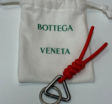 Bottega Veneta Leather Knot Keychain