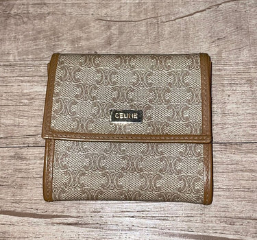 Celine Monogram Canvas Wallet
