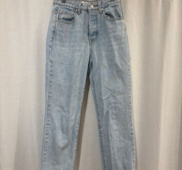 Superdown High-Waisted Distressed Mom Jeans
