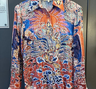 Carolina K Printed Long Sleeve Shirt