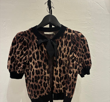 Alice + Olivia Leopard Print Shrug
