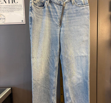 FRAME Wide Leg Denim Jeans